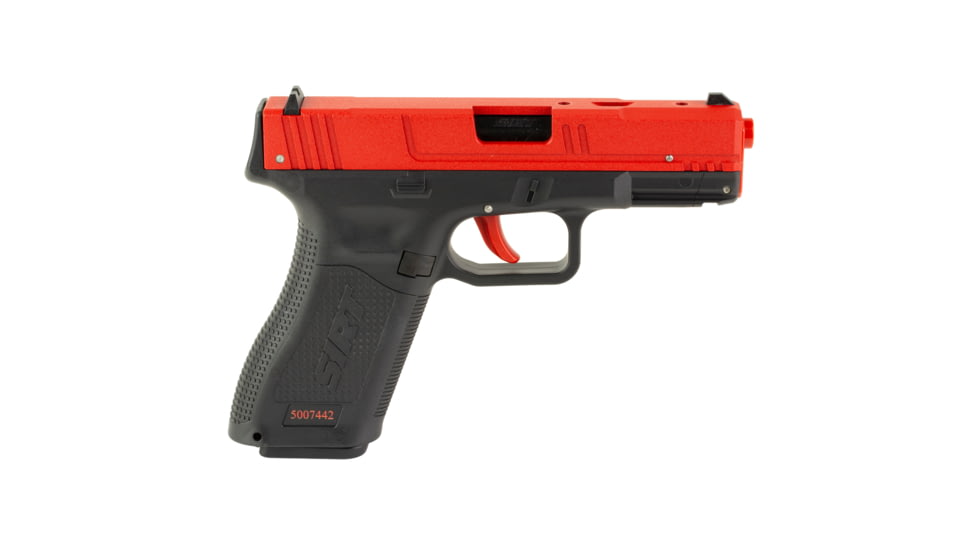 NextLevel Training SIRT 115S Laser Training Pistol, G45/G19X, Red Take Up Laser, Green Shot Indicator Laser, Black/Red, 115S-S2G000-00