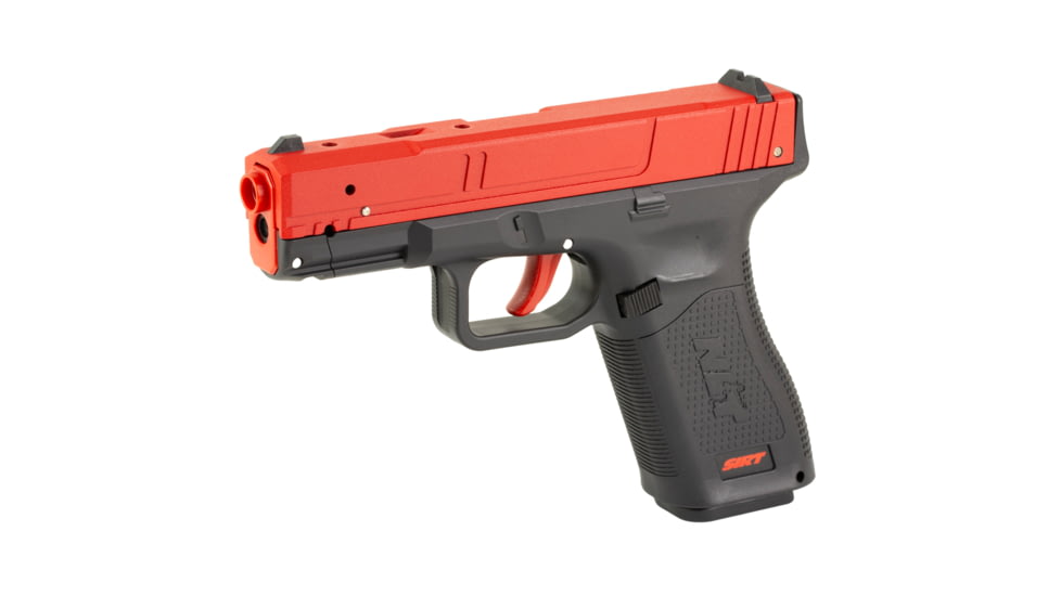 NextLevel Training SIRT 115S Laser Training Pistol, G45/G19X, Red Take Up Laser, Green Shot Indicator Laser, Black/Red, 115S-S2G000-00