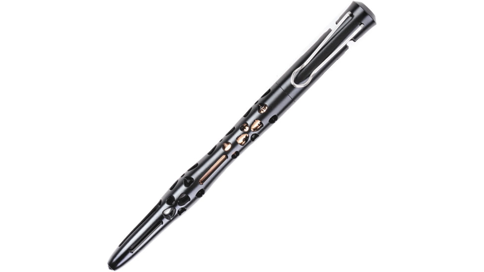 NexTool Pallas Tactical Pen, 5.6in Overall, Mil-Spec Type Iii Hard Anodized T7075 Aerospace Grade Aluminum Body, Nano-Ceramic Striking Tip,Cartridge, Black, KT5513A