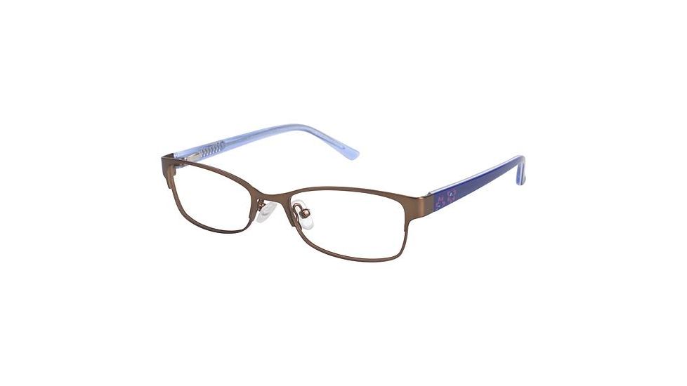Nicole Miller Aviana Eyeglass Frames - Frame BROWN / NAVY, Size 47/16mm NMAVIANA01