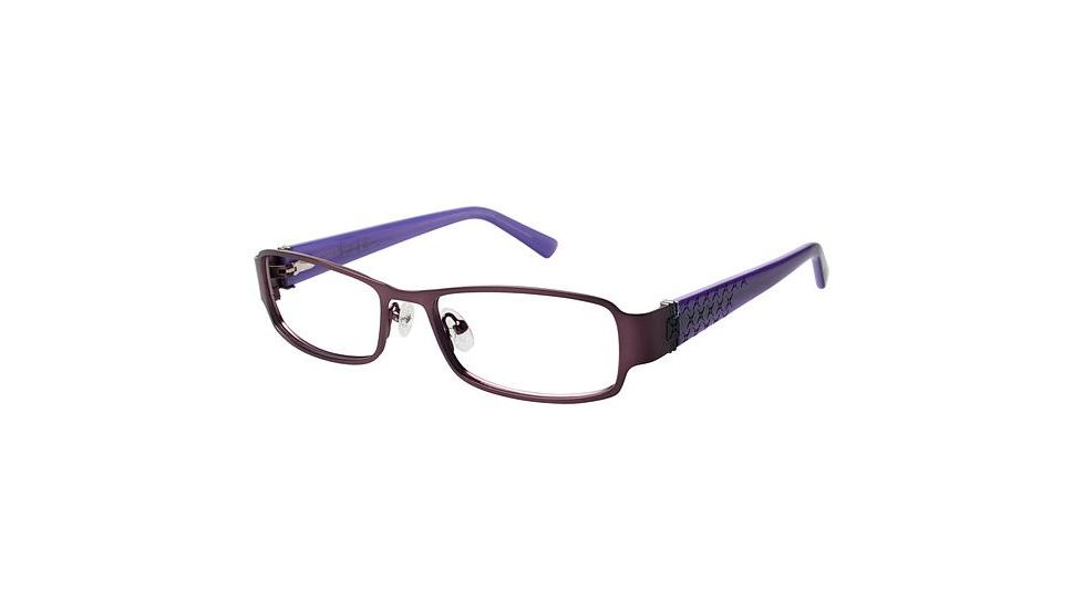 Nicole Miller BENSON Eyeglass Frames - Frame PURPLE/DRK PURPLE, Size 52/17mm NMBENSON03
