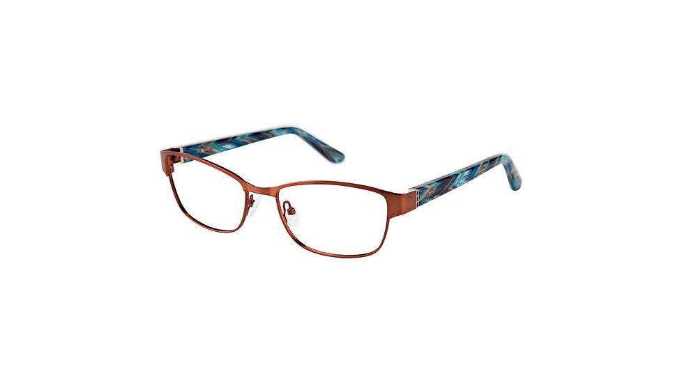 Nicole Miller Douglaston Bifocal Prescription Eyeglasses - Frame MATTE BROWN NMDOUGLASTON02