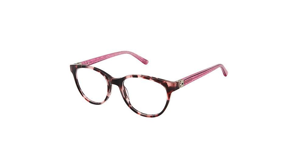 Nicole Miller Finley Bifocal Prescription Eyeglasses - Frame ROSE TORTOISE, Size 48/17mm NMFINLEY03