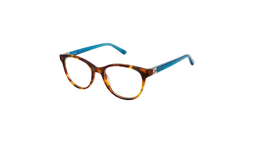 Nicole Miller Finley Bifocal Prescription Eyeglasses - Frame TORTOISE/BLUE, Size 48/17mm NMFINLEY02