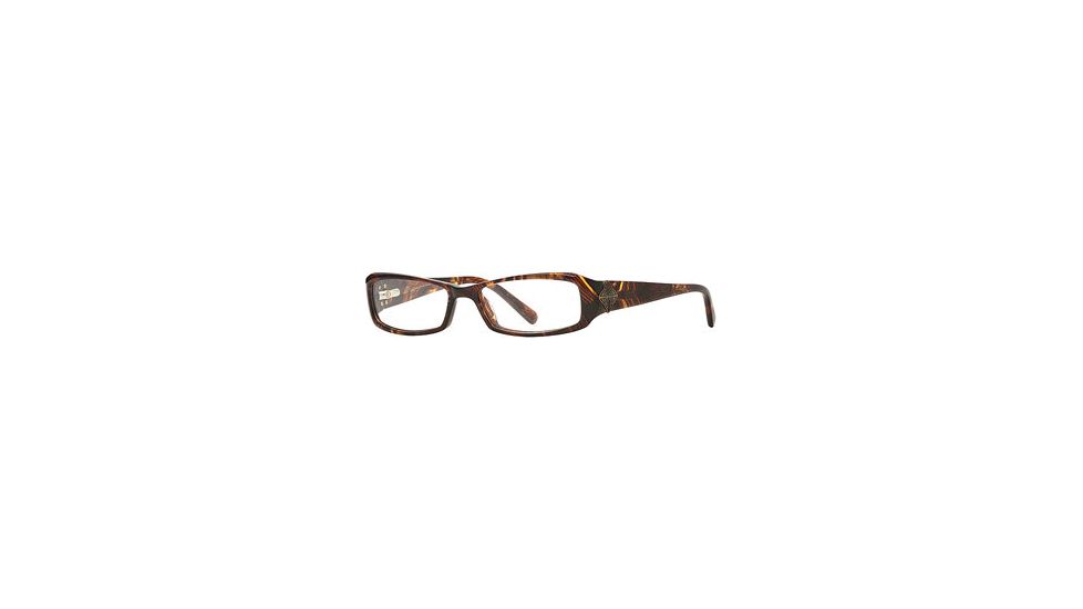 Nicole Miller Glamour Clad SENM GLMR00 Progressive Prescription Eyeglasses - Amber Mist SENM GLMR005235 BN