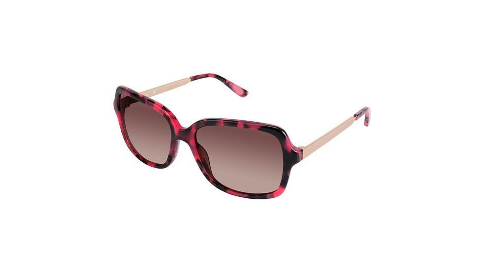 Nicole Miller Marcy Progressive Prescription Sunglasses NMMARCY03 - Frame Color Red Tortoise