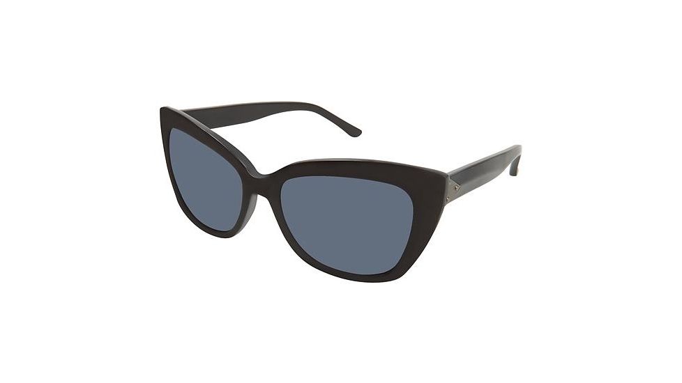 Nicole Miller Myrtle Single Vision Prescription Sunglasses NMMYRTLE01 - Frame Color Matte Black
