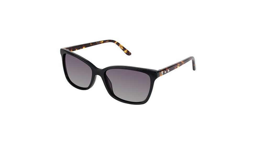Nicole Miller Nassau Progressive Prescription Sunglasses NMNASSAU01 - Frame Color Black /bluebird