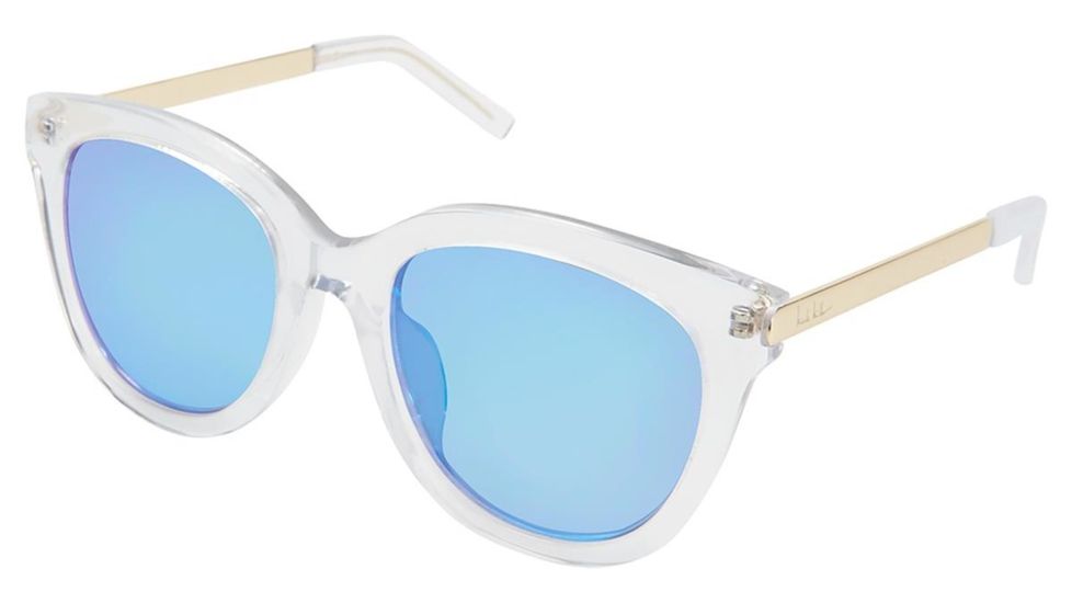 Nicole Miller Paisley Sunglasses - Frame Rose Gold, Lens Color Rose Gold Flash, Size 55/17mm NMPAISLEY03