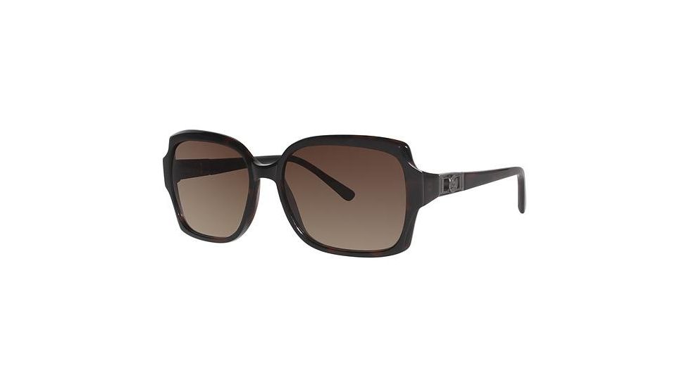 Nicole Miller Sheridan Sunglasses - Frame Tortoise, Lens Color Dark Brown Gradient NMSHERIDAN01