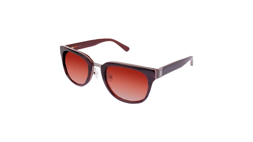 Nicole Miller Tompkins Progressive Prescription Sunglasses NMTOMPKINS02 - Frame Color Burgundy