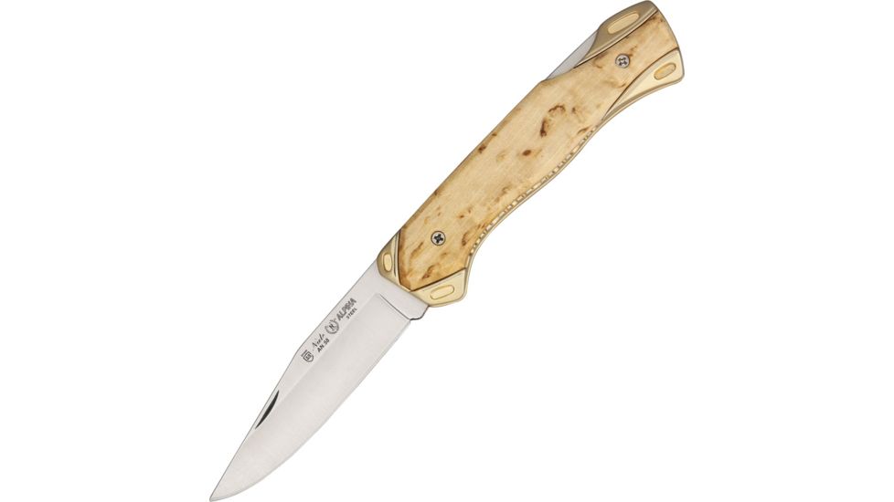 Nieto Navaja Alpina Fold Knife, SS PE Blade, Birchwood Handle NIE62