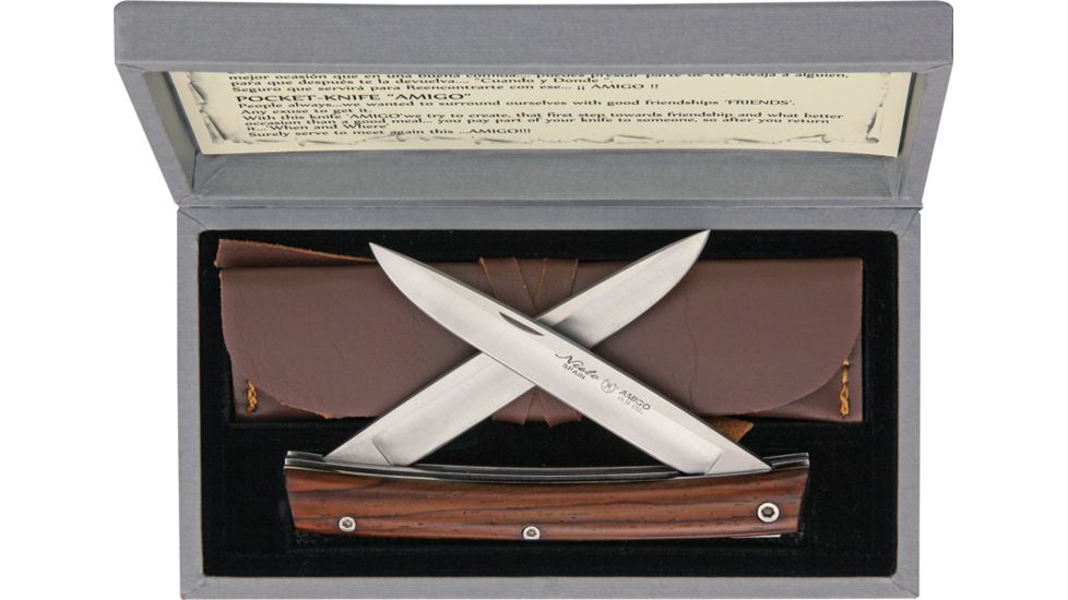 Nieto Navaja Amigo Fold 2 Blade Knife, SS PE Blade NIE69