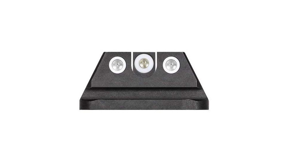 Night Fision Standard Height Night Sight Set, Walther PPQ/PDP/PPQ M2, White Front Ring, U Notch White Rear Rings, WAL-276-007-WGWG