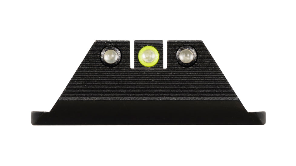 Night Fision Optics Ready Stealth Square-Notch Tritium Pistol Night Sight w/ COA Optic