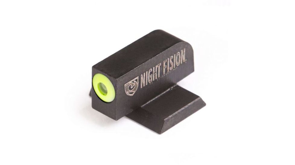 Night Fision Perfect Dot Front Night Sight Only, Yellow Front w/Green Tritium, Fits Canik TP9SFx/TP9SFL/TP9SF ELITE/TP9SF/TP9SA, CNK-025-001-YGXX