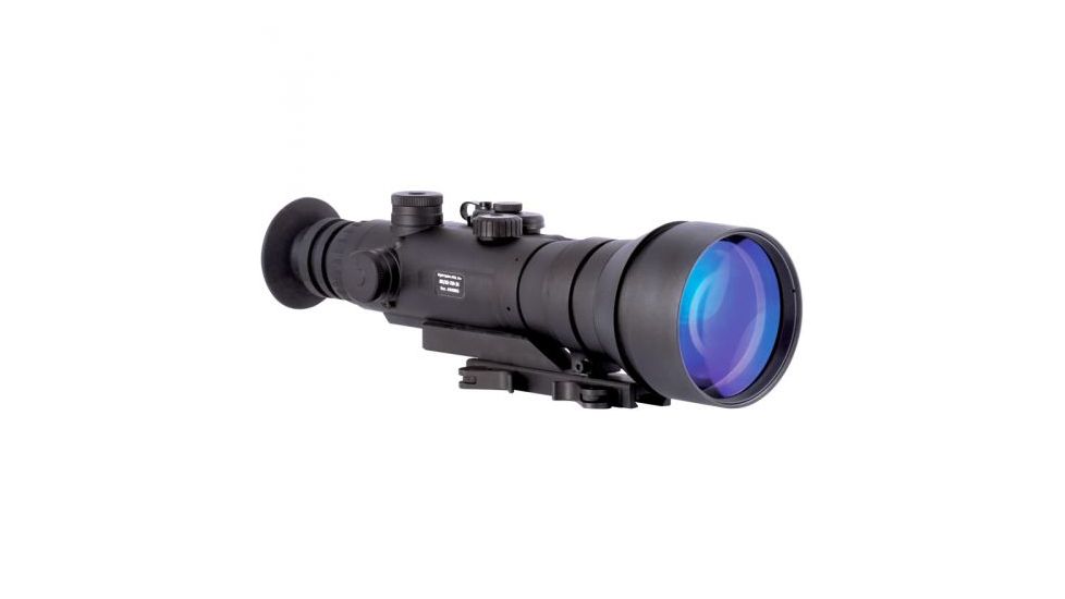 Night Optics Gladius 760 Gen 4G 6x Night Vision Rifle Scope, Mil-Dot Reticle B/W Gated, Manual Gain, Filmless, Black NS-7604GBM