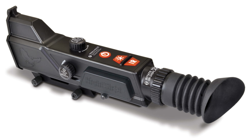 Night Owl Optics Night Shot II 3x40mm Night Vision Rifle Scope, Second Focal Plane, 6 Reticle, Black, NIGHTSHOT II