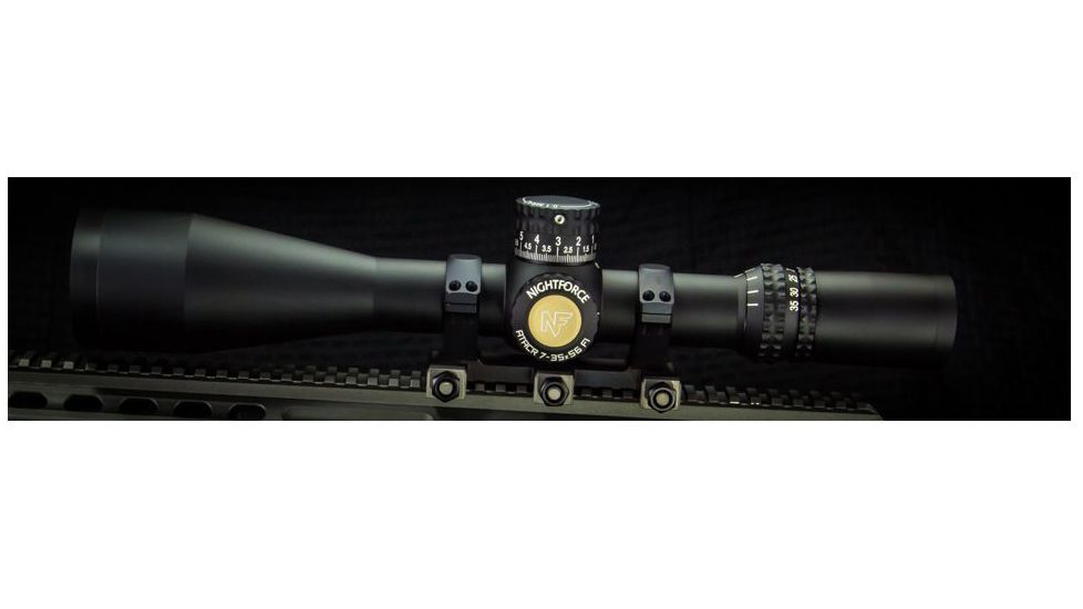 NightForce ATACR Rifle Scope, 7-35x56mm, 34mm Tube, Second Focal Plane, MOAR-T Reticle, Black, C626