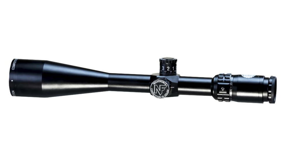 NightForce Competition 15-55x52mm Rifle Scope, 30mm, .125 MOA, CTR-2 Reticle, Black, C511