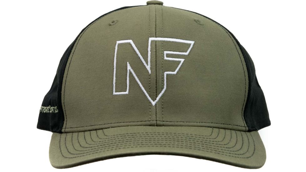 NightForce Hat, w/ NF Logo, Green/Black, A526