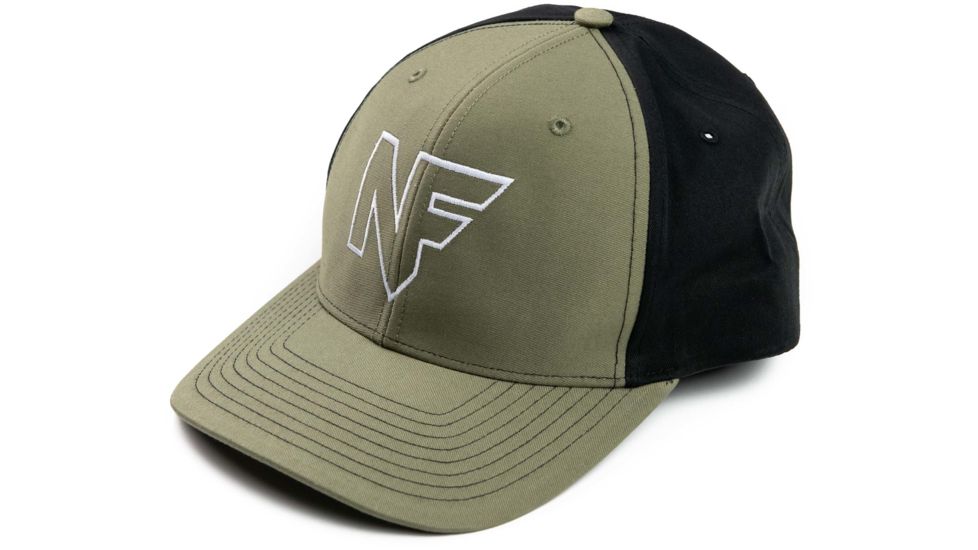 NightForce Hat, w/ NF Logo, Green/Black, A526