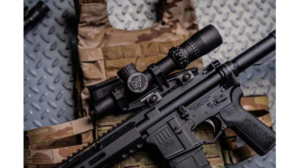 NightForce NX6 1-6x24mm F2 30mm Tube Rifle Scope, Second Focal Plane