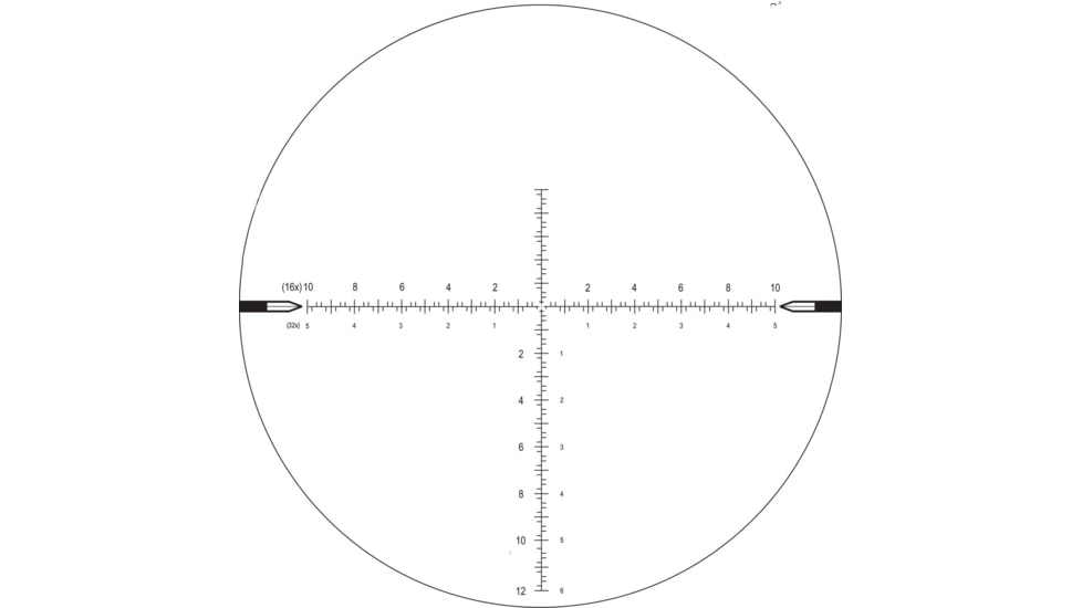 NightForce NX8 4-32X50mm Rifle Scope F2, ZeroStop, .1 Mil-Radian, DigIllum, PTL, Mil-CF2D, Black, C640