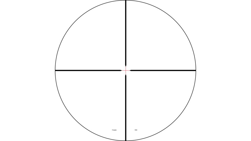 NightForce SHV 3-10x42mm .250MOA Rifle Scope, Illuminated Forceplex, Black C611