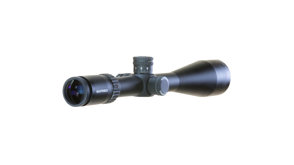 NightForce SHV 4-14x50mm F1 Rifle Scope, 30mm Tube, First Focal Plane, .250 MOA,Illuminated MOAR Reticle, Black, Full-Size, C556