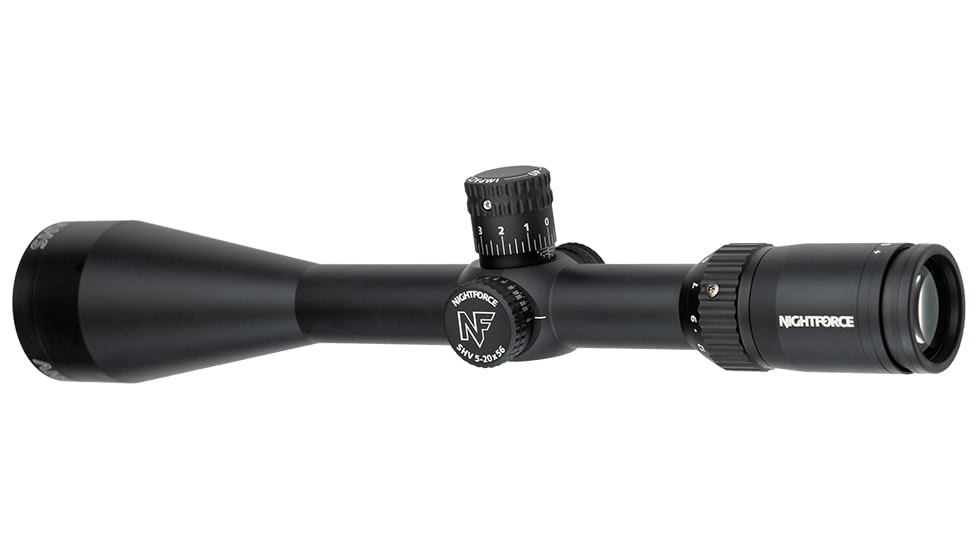 NightForce SHV 5-20x56mm Rifle Scope, 30mm Tube, Second Focal Plane, .250 MOA,MOAR Non-Illuminated Reticle, Black, Full-Size, C534