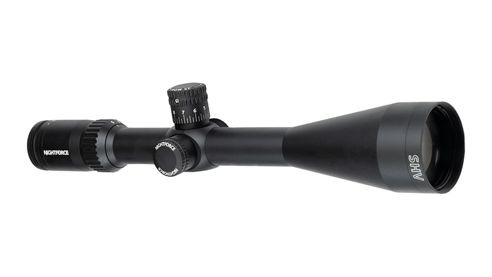 NightForce SHV 5-20x56mm Rifle Scope, 30mm Tube, Second Focal Plane, .250 MOA,MOAR Non-Illuminated Reticle, Black, Full-Size, C534