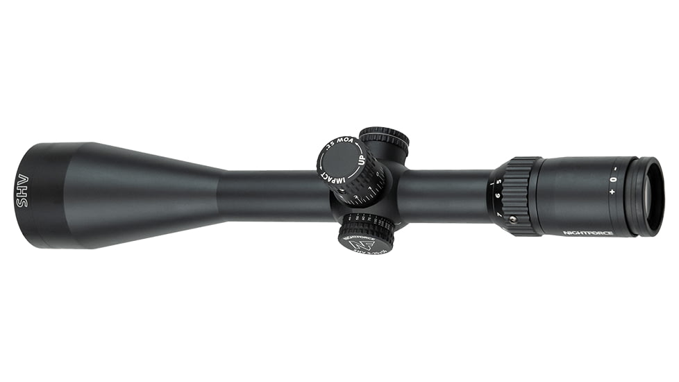 NightForce SHV 5-20x56mm Rifle Scope, 30mm Tube, Second Focal Plane, .250 MOA,MOAR Non-Illuminated Reticle, Black, C534