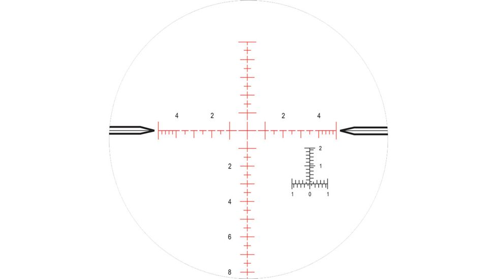 Nightforce The BEAST 5-25x56mm F1 Rifle Scope, Black - ZeroStop - 2 Speed - Mil-Radian, Mil-R Reticle C448