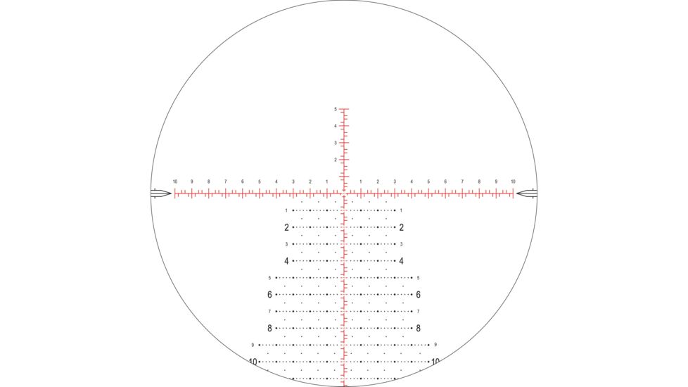 NightForce The BEAST Rifle Scope, 5-25x56mm, First Focal Plane, Mil-Radian, Mil-XT Reticle, Black, C635
