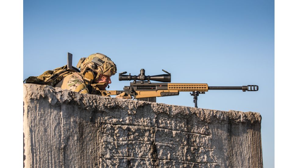 NightForce The BEAST Rifle Scope, 5-25x56mm, First Focal Plane, Mil-Radian, Mil-XT Reticle, Black, C635