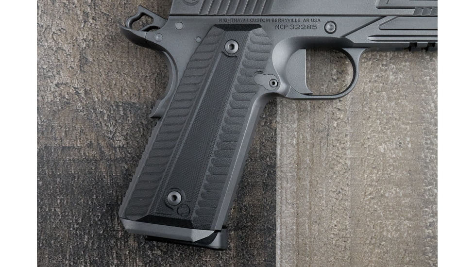 Nighthawk Custom 1911 Grips, Railscales Agent 2, G10, Government/Commander, G211