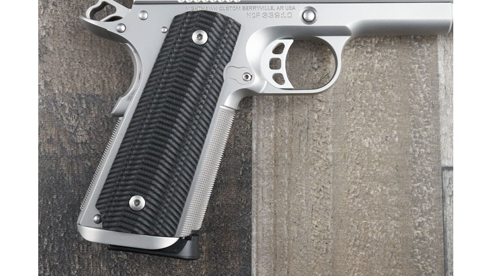 Nighthawk Custom Alien Grips, Black, Standart, Government/Commander., No Nighthawk Logo, G101
