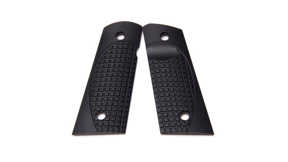 Nighthawk Custom ETC-Frag G10 Grips, Officer,Thin, Black, for Signature Series, Like Heinie Signature Compact, G154