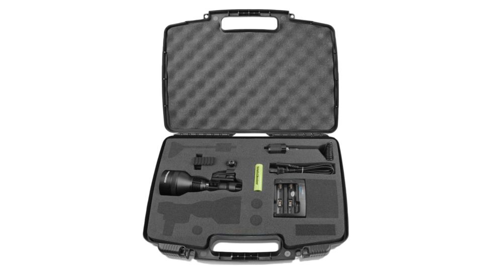 NightSnipe Class 1 Gun Kit Dimmable Adjustable Beam Hunting Light Kit, Dial Dimmer Switch, Red, C1A750DR8810