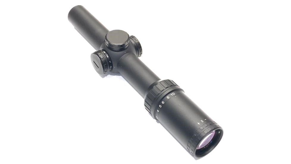 NightStar Rifle Scope, 1-10X24IR, 30mm Tube, CR1 Reticle, Low Profile, Fully Multi-Coated, Black, NS11024LCR1
