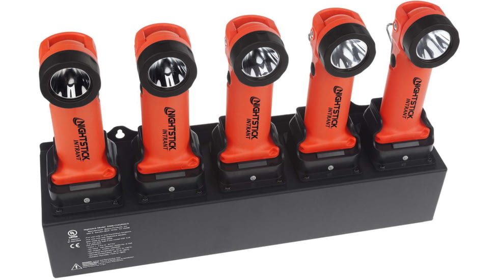 Nightstick 5-bank Ac Charger - Rechargeable Intrant Angle Lights - 5568-CHGRAC5