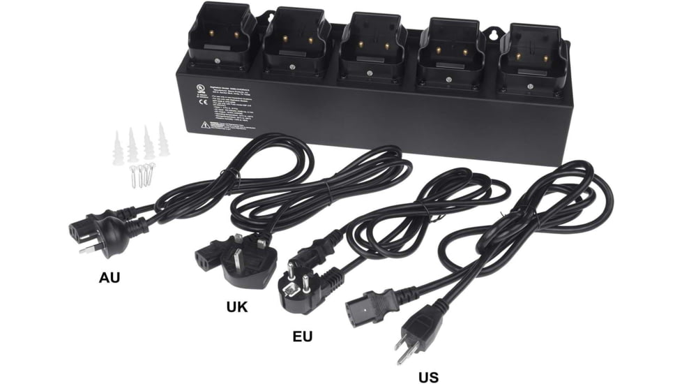 Nightstick 5-bank Ac Charger - Rechargeable Intrant Angle Lights - 5568-CHGRAC5