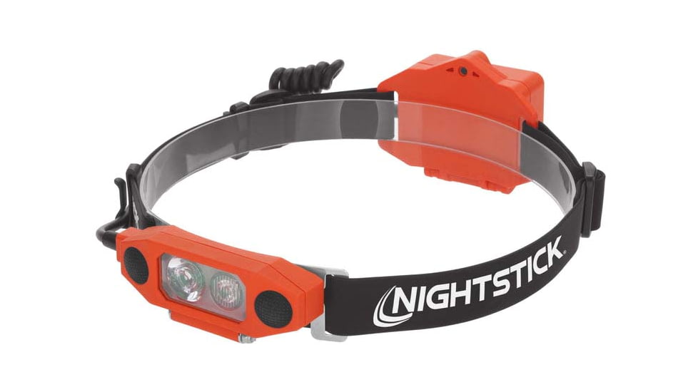 Nightstick Dicata Intrinsically Safe Low-Profile Dual-Light Headlamp, Red, XPP-5462RX