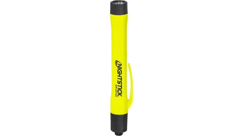 Nightstick Intrinsically Safe LED Penlight w/ Helmet Mount, AAA, White, 125 Lumens, IS Green/Black, XPP-5411GX