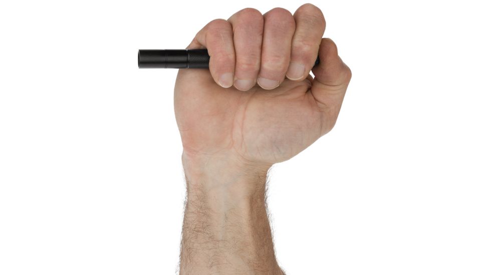 Nightstick Mini-TAC Aluminum 2 AAA LED Flashlight,100 Lumens,Black MT-100