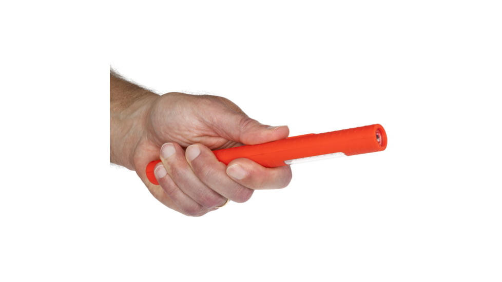 Nightstick Multi-Purpose Flashlight/Floodlight 4AAA Dual-Light w/Magnet,125 Lumens,Red NSP-1224R