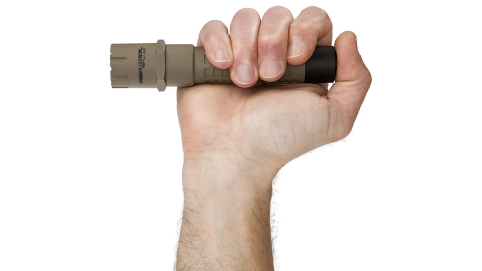 Nightstick Polymer Multi-Function Tactical LED Flashlight,Rechargeable,200 Lumens,Tan TAC-500T