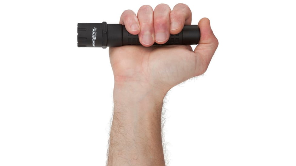 Nightstick Polymer Tactical LED Flashlight,Rechargeable,200 Lumens,Black TAC-400B