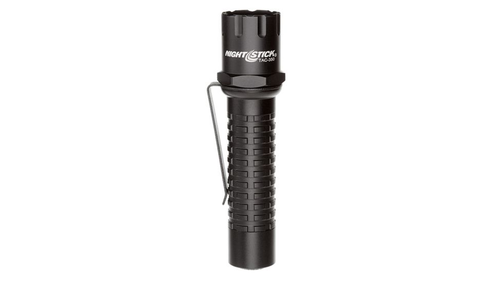 Nightstick Tactical Aluminum LED Flashlight,Non-Rechargeable,180 Lumens,Black TAC-350B